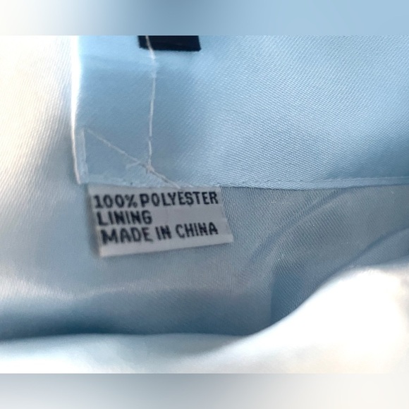 Funky Y2K Vintage Christiana Hand Beaded Zebra Print & Blue Square Crossbody Bag - Picture 9 of 14